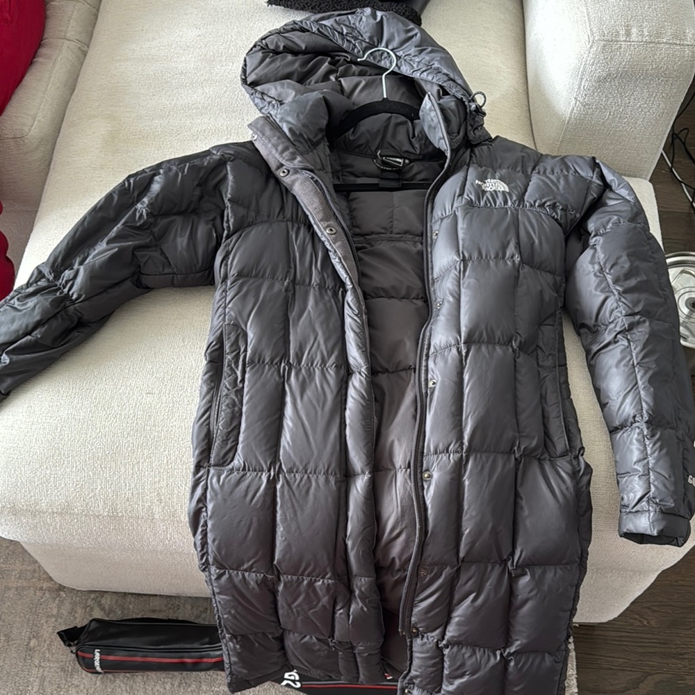 The North Face Gray Puffer Coat